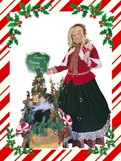 Charlien Noelle met Santa's Candy Car - © www.sintentertainment.nl