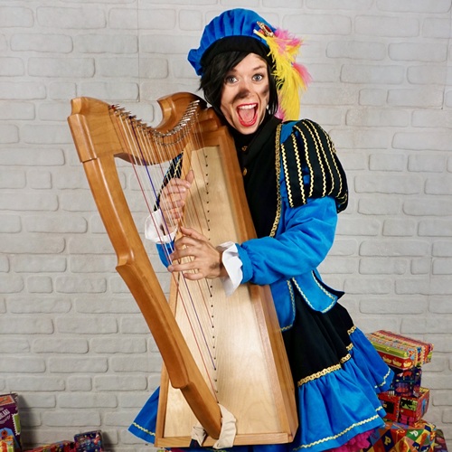 Muzikale Piet met Harp www.sintentertainment.nl