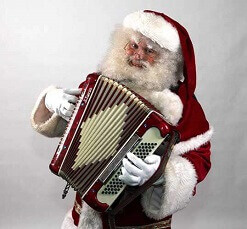 Muzikale Kerstman boeken © www.funenpartymatch.nl