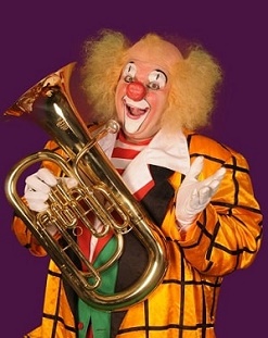 Muzikale Clown huren © www.sintentertainment.nl