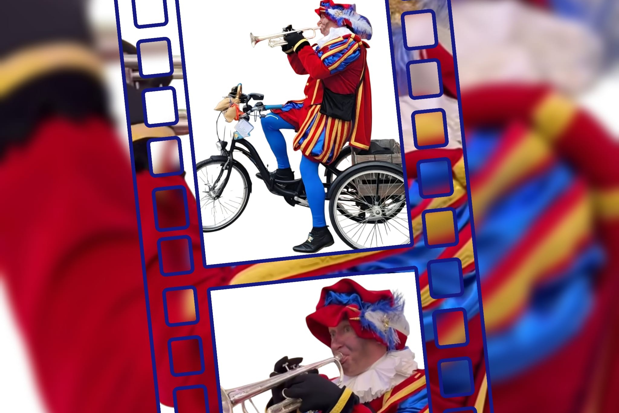 Muziek Piet op Fiets © www.sintentertainment.nl